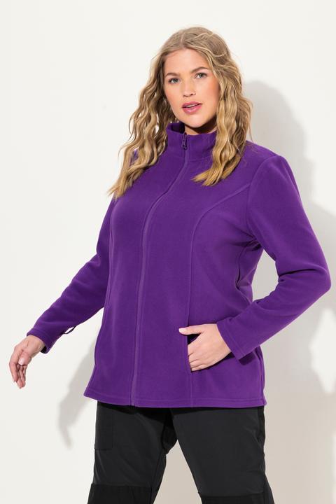 Actual product image Ulla Popken Modular Fleece Zip Front Jacket (50, 52)