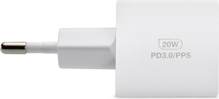 Produktbild Mobilize USB-C Schnellladegerät 20W + USB-C-USB-C Kabel Weiss (20 W)