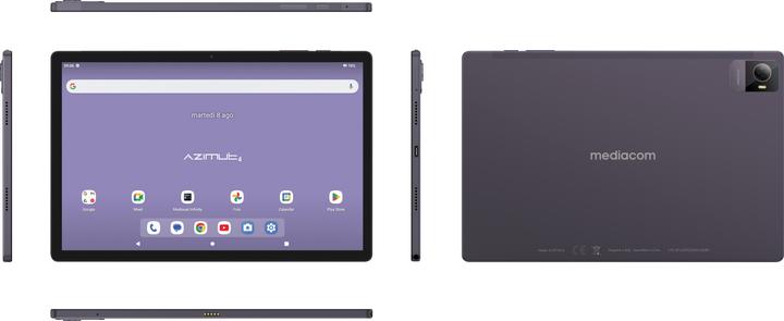 Immagine prodotto Mediacom SmartPad Azimut 4 8Gb 128Gb 10.5' (4G, 10.51", 128 GB, Grigio)