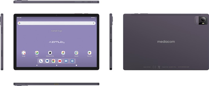 Actual product image Mediacom SmartPad Azimut 4 8Gb 128Gb 10.5' (4G, 10.51", 128 GB, Grey)