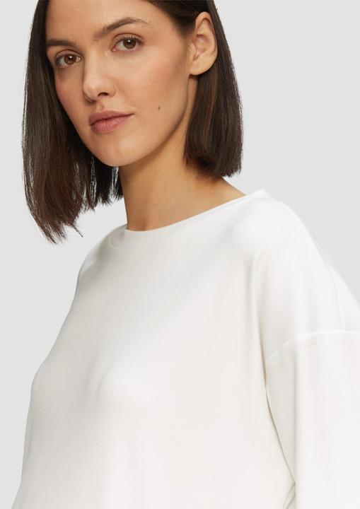 Actual product image S.Oliver Sweatshirt Sweatshirt mit Faltendetail am Ärmel (46)