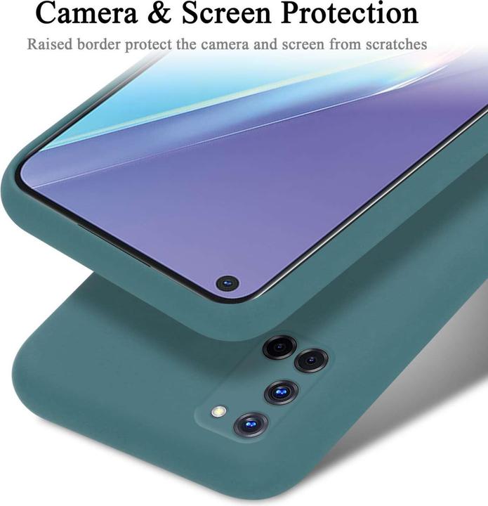 Actual product image Cadorabo Bumper Case for Oppo A92 TPU Liquid Silicone Cover for Oppo A92 (Oppo A92)
