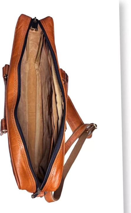 Produktbild Louisa Lee Laptoptasche 16" Leder Handgefertigt No.6 (16")