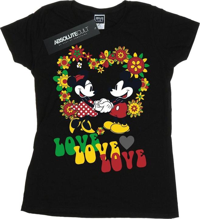 Produktbild Disney Mickey And Minnie Mouse Hippie Love TShirt (L)