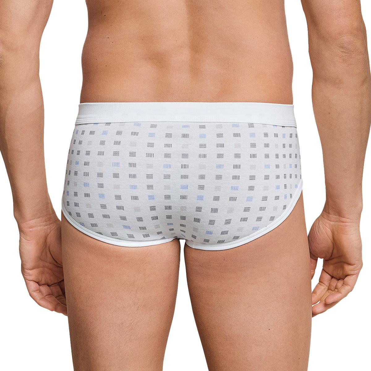 Thumbnail - Schiesser, Herren, Unterhosen, 4er Pack Cotton Essentials Feinripp Sportslip, Weiss, (XXL, 4er Pack)