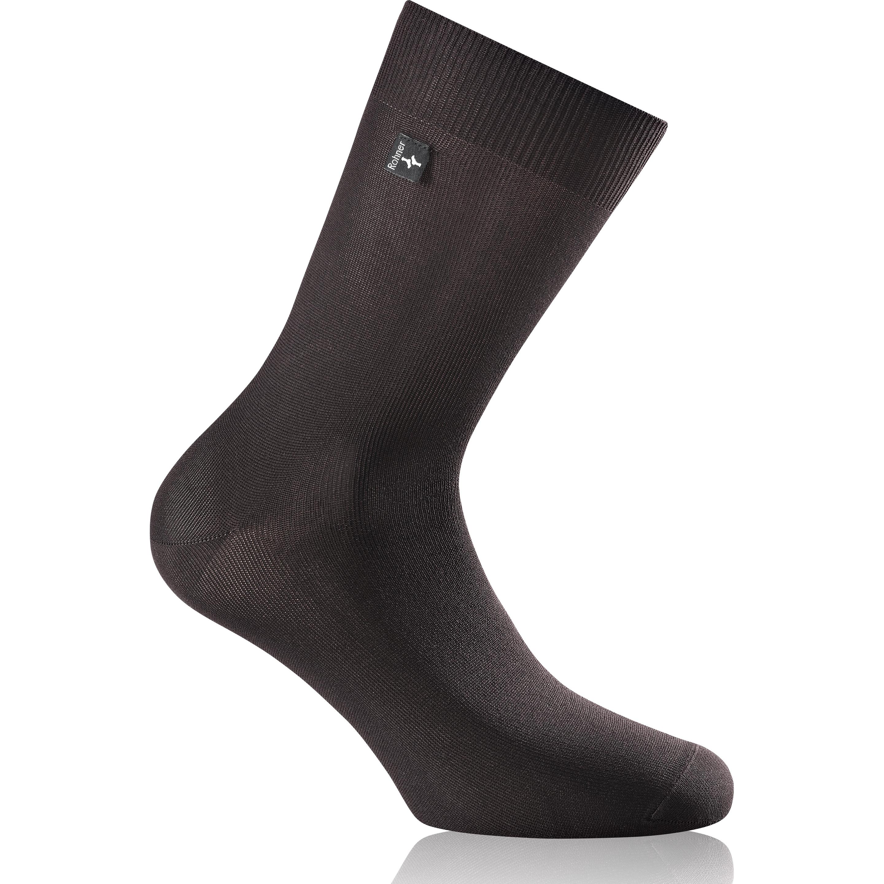 Rohner, Herren, Sportsocken, Herren Protector Plus Socke (44 - 46), Schwarz