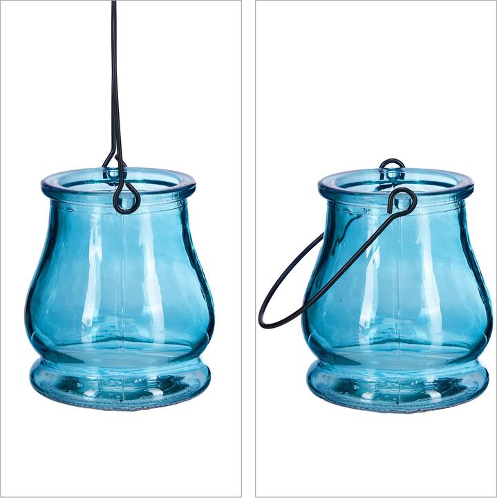 Immagine prodotto Relaxdays 12x lanternine-porta-tealight (12 x, 8,5 x 8,5 x 9,5 cm)