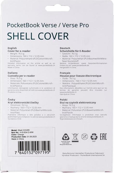 Immagine prodotto PocketBook Shell (Versi, Verse Pro)