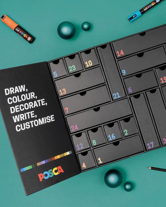 Actual product image Posca Advent calendar