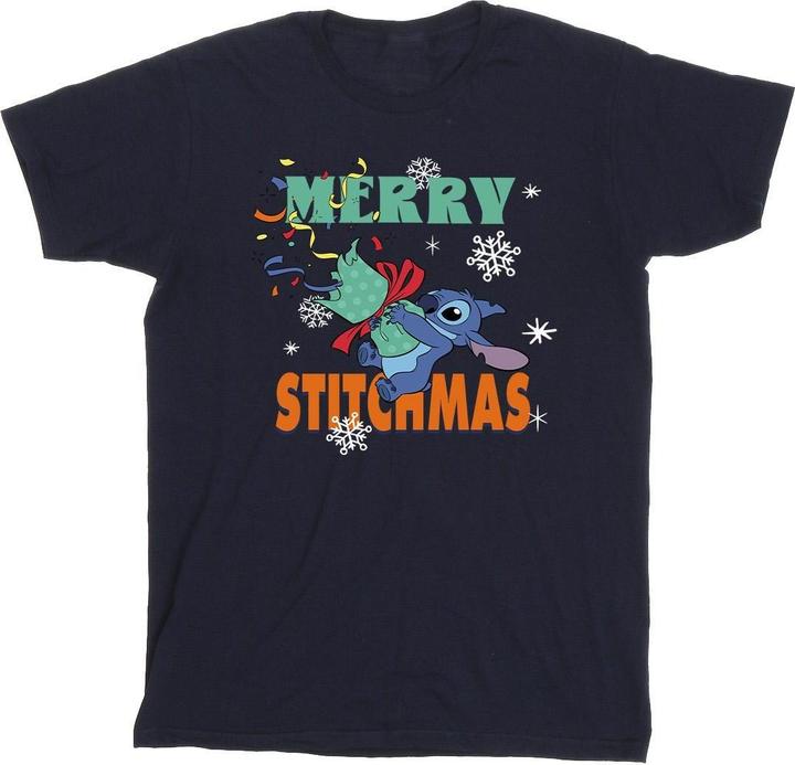 Produktbild Lilo & Stitch Merry Stitchmas TShirt (S)