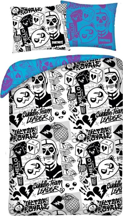 MCU Fortnite "Cuddle Team Leader" Sengetøj - 100 pour cent bomuld