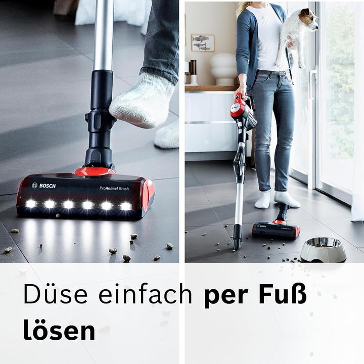 Produktbild Bosch Hausgeräte Unlimited 7 ProAnimal BKS711PET mit Knickrohr, Tornado Rot