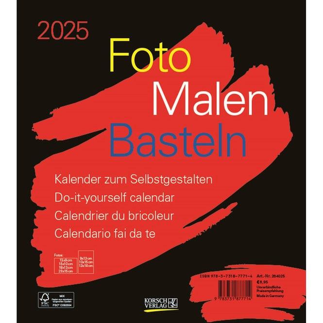 Produktbild Bastelkalender (21.5 x 24 cm)