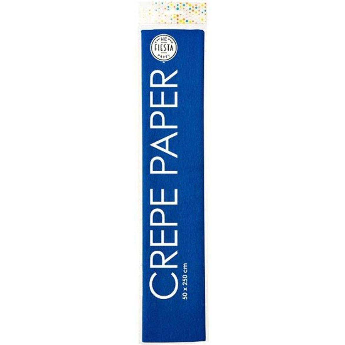 Globos Europe Carta crespa blu navy, 50x250cm