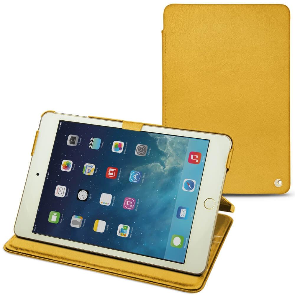 Noreve Lederschutzhülle horizontal (iPad Mini 5), Tablet Hülle, Orange