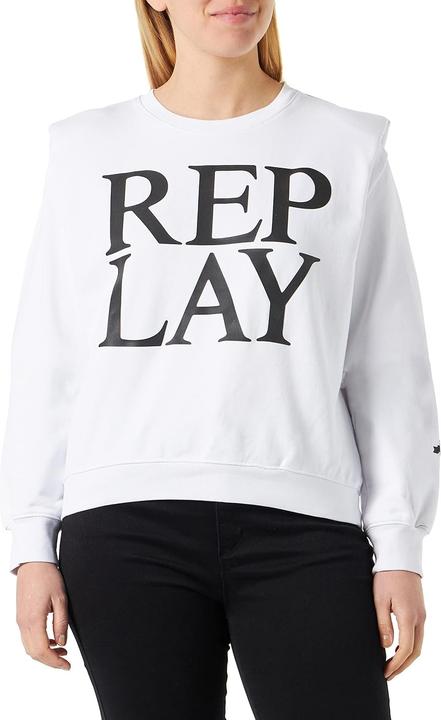 Produktbild Replay Sweatshirt für Damen, 001, weiss (M)