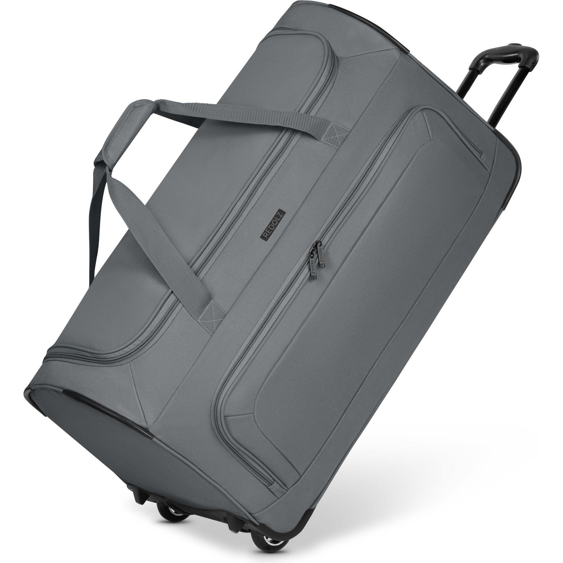 Redolz, Tasche, Duffle Essentials 2 Rollen Reisetasche 71 cm, Grau, (83 l)