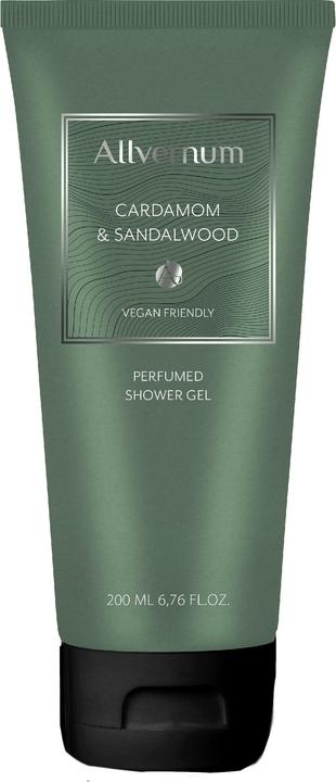 Allvernum Men Scrub Duschgel Kardamom & Sandelholz 200ml (200 ml)