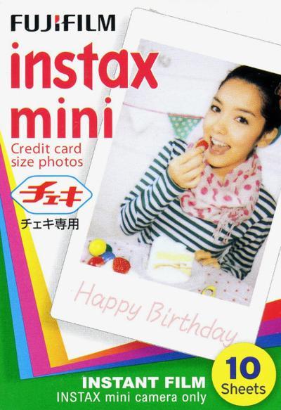 Actual product image Fujifilm Instax Mini Glossy Instant Film