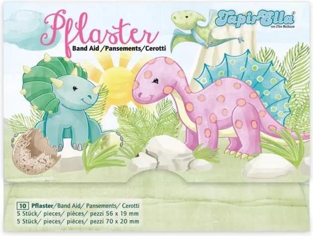 Actual product image Lutz Mauder Tapir Ella plasters sweet dinosaurs