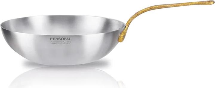 Pensofal 4904-E Academy Class Wok Sauteuse avec poignée en laiton fondu 28cm (28 cm, Wok, Aluminium)