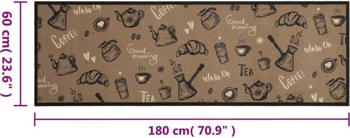 Produktbild vidaXL Küchenteppich (180 x 60 cm)