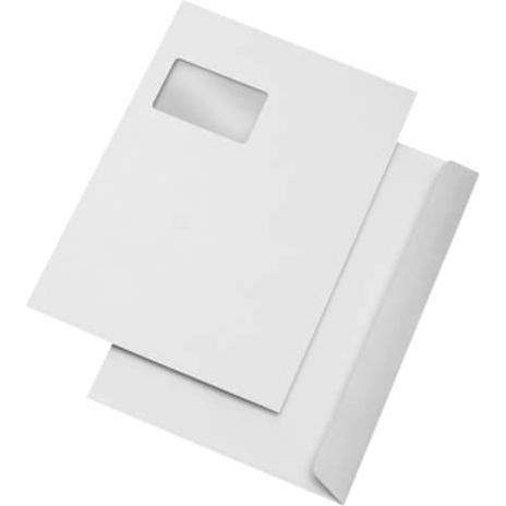 Mailmedia, Versandtasche + Luftpolstertasche, Couvert mit Fenster links (500 x)