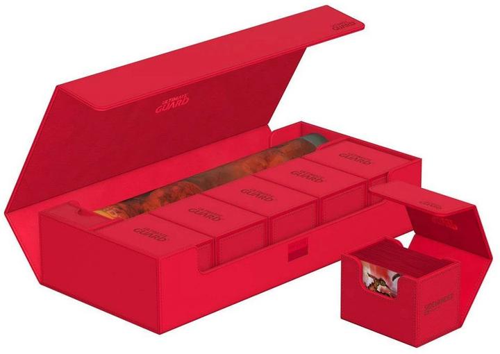 Produktbild Ultimate Guard Kartenbox XenoSkin Superhive 550+ Rot