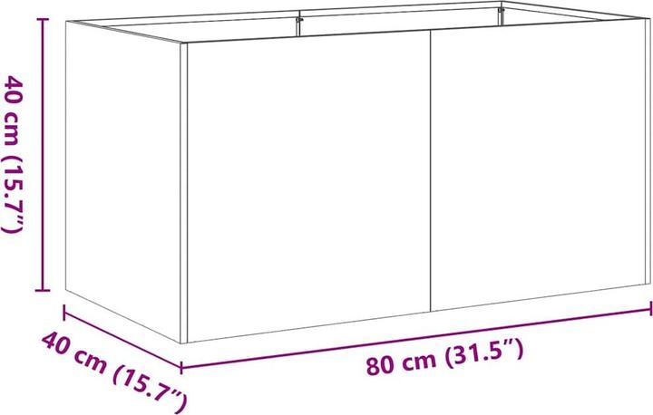 Produktbild vidaXL Pflanzkübel