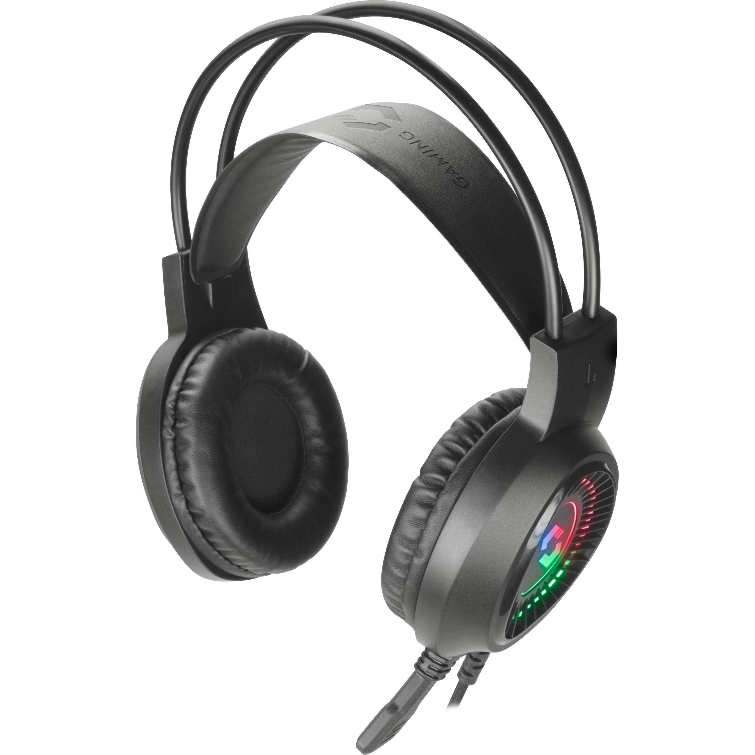 Speedlink VOLTOR LED Stereo Gam.Headset (Kabelgebunden), Gaming Headset, Schwarz