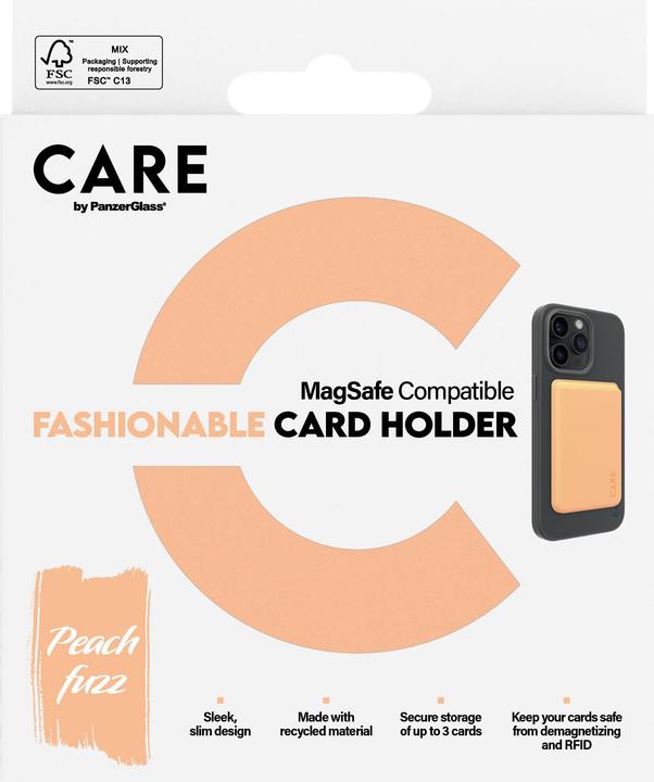 Produktbild Care Fashionable Card (Apple iPhone 12, Apple iPhone 12 Pro, Apple iPhone 12 Pro Max, Apple iPhone 13, Apple iPhone 13 Pro, Apple iPhone 13 Pro Max, Apple iPhone 14, Apple iPhone 14 Plus, Apple iPhone 14 Pro, Apple iPhone 14 Pro Max)