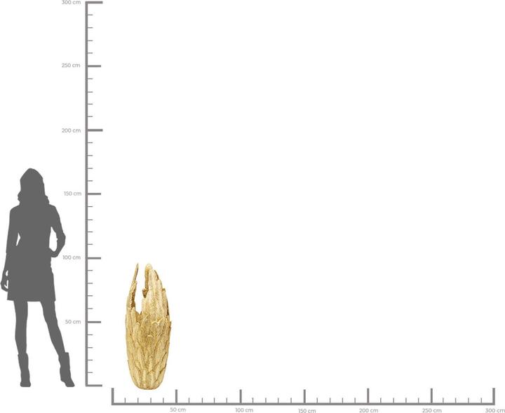 Produktbild Kare Design Vase Feathers Gold 91cm
