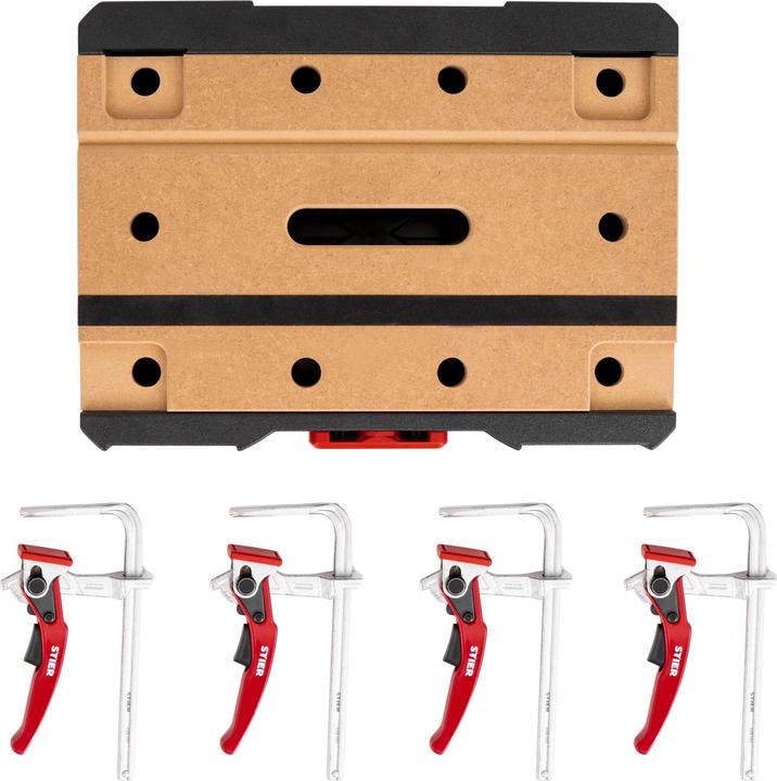 Produktbild Stier Systainer- Set MFT T-Loc + Hebelzwingen 5-teilig (5 Teile)
