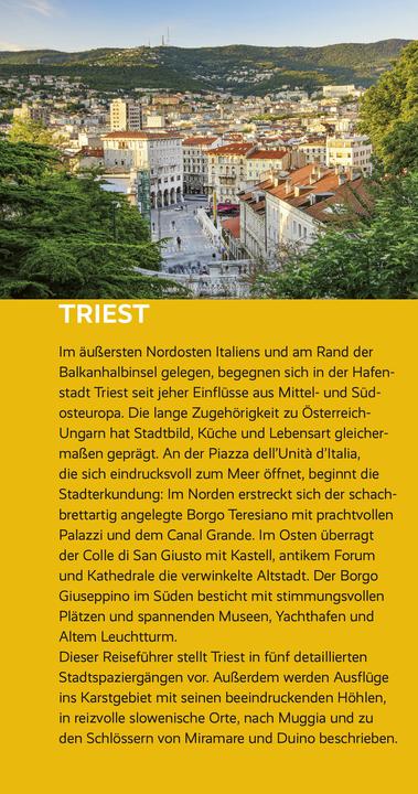 Produktbild Reiseführer Triest (Deutsch, Matthias Jacob, 2025)