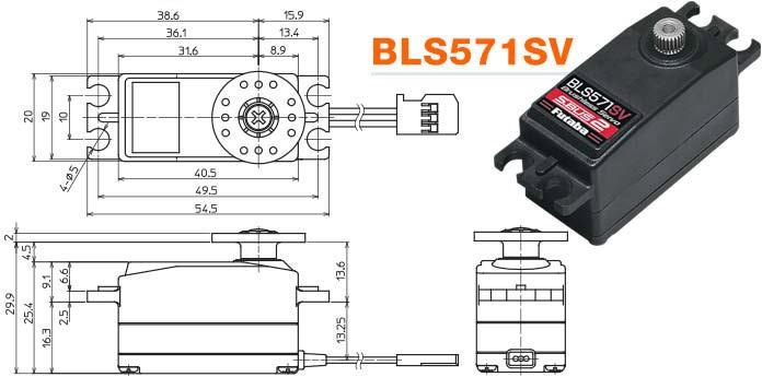 Produktbild Futaba BLS 571SV Brushless RC Car (S-Bus 2)