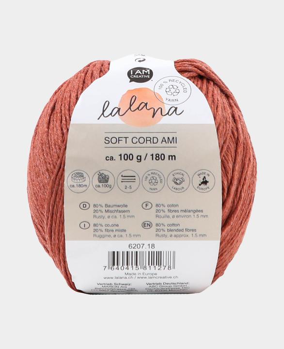 Actual product image Lalana Soft Cord Ami (180 m)