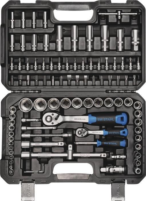 SW-Stahl Steckschluessel-Satz (10  mm, 11 mm, 12 mm, 13 mm)