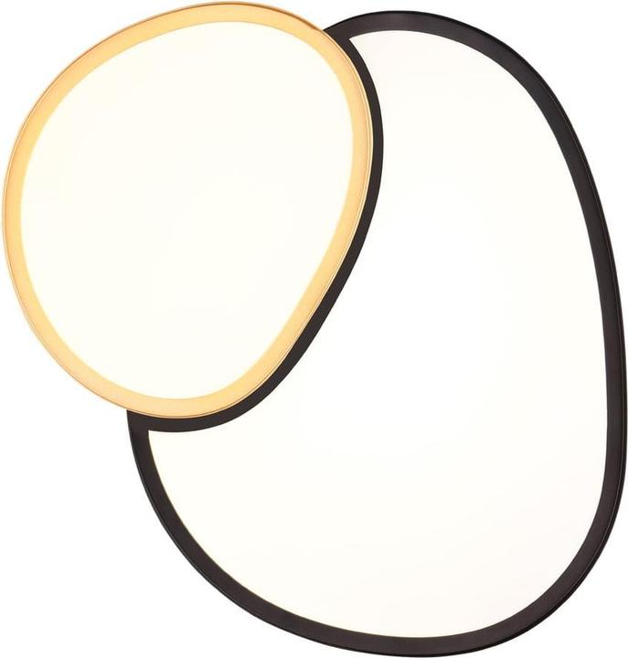 Produktbild Trio Rise LED Deckenleuchte 21W dimmbar Schwarz-Gold CCT einstellbare Lichtfarbe Nachtlicht (2400 lm)