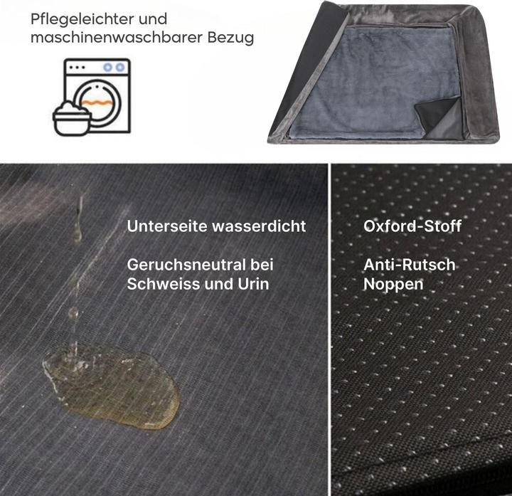 Actual product image Hermex Ersatzbezug für Hundebett 126754 Ersatzüberzug Wechselbezug Stoffbezug (Dog)