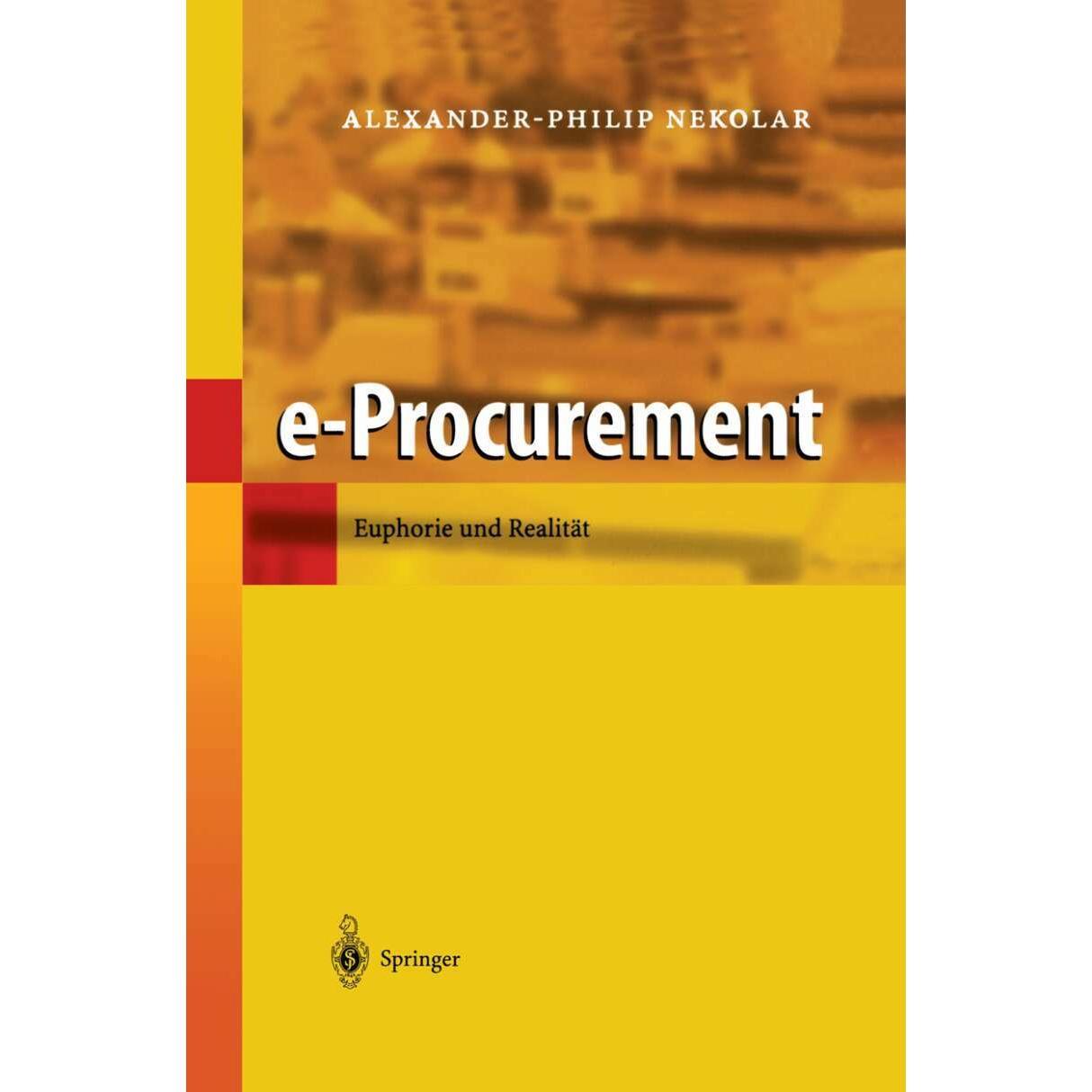 e-Procurement, Fachbücher von Alexander-Philip Nekolar