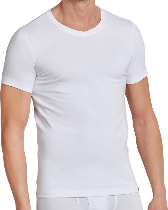 Produktbild Schiesser 2er Pack Long Life Cotton T-Shirt mit V-Ausschnitt (M)