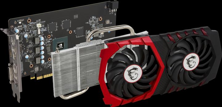 Image du produit MSI GeForce GTX 1050 Ti GAMING X (4 Go)