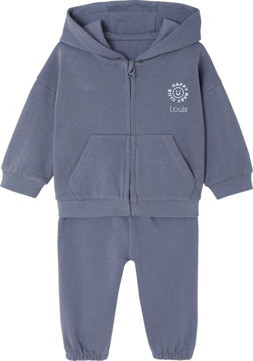 Actual product image Vertbaudet Jungen Baby-Set: Kapuzensweatjacke & Sweathose mit Recycling-Polyester (86)