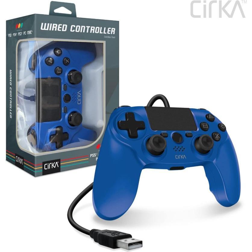 Thumbnail - Hyperkin Nuforce Wired Controller For PS4/ PC/ Mac (Blue) (PC, PS4), Gaming Controller, Blau