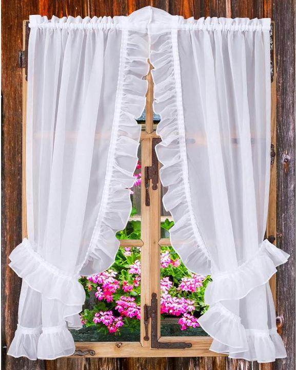 Actual product image Casa Leon Ready made curtain valances Vitragen, day (95 x 130 cm)