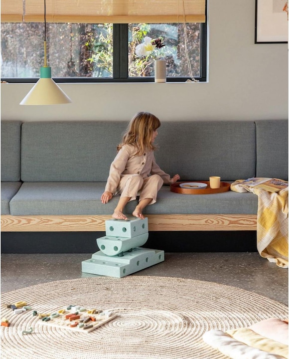 Image du produit Modu Dreamer-Set - Kit de construction XXL Jouet d'équilibre, toboggan, bascule