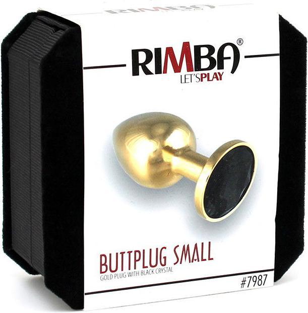 Produktbild Rimba Gold Plug mit Kristall (S)