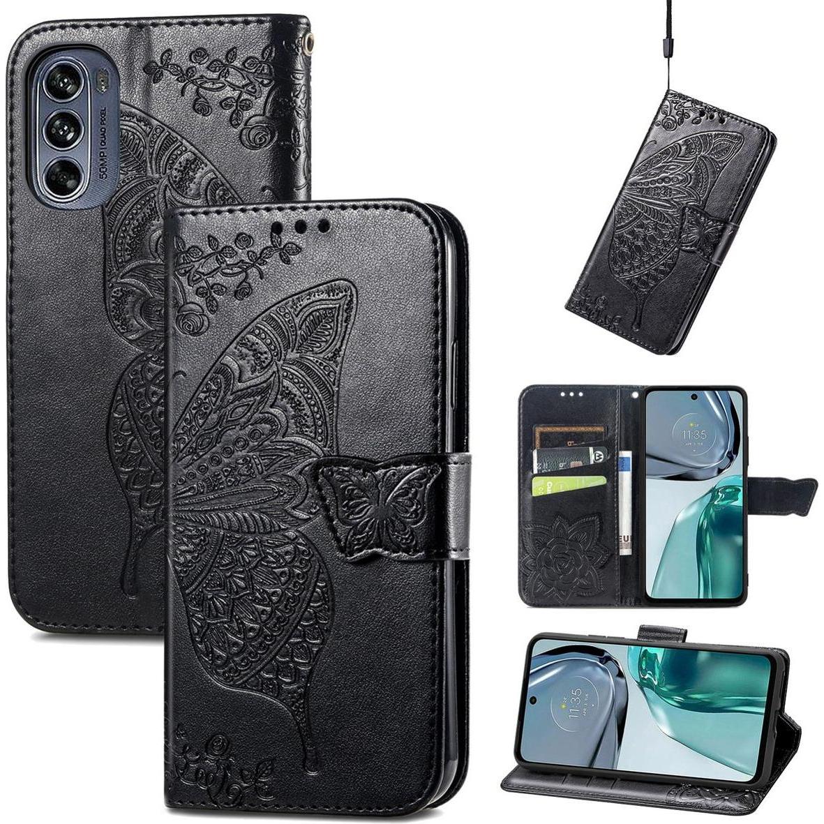 König Design Hülle Handy Schutz für Motorola Moto G62 Case Cover Bumper Tasche Etuisd Wallet (Motorola Moto G62), Smartp...