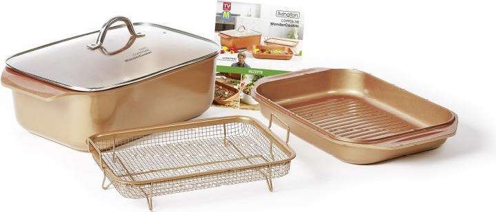 Actual product image Livington Copperline Wonder Cooker (Casserole + Stewpot, Aluminium)