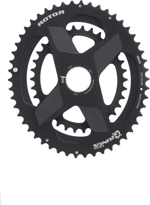 Produktbild Rotor Bike Components Aldhu Direct-Mount Doppel-Kettenblatt oval (52)